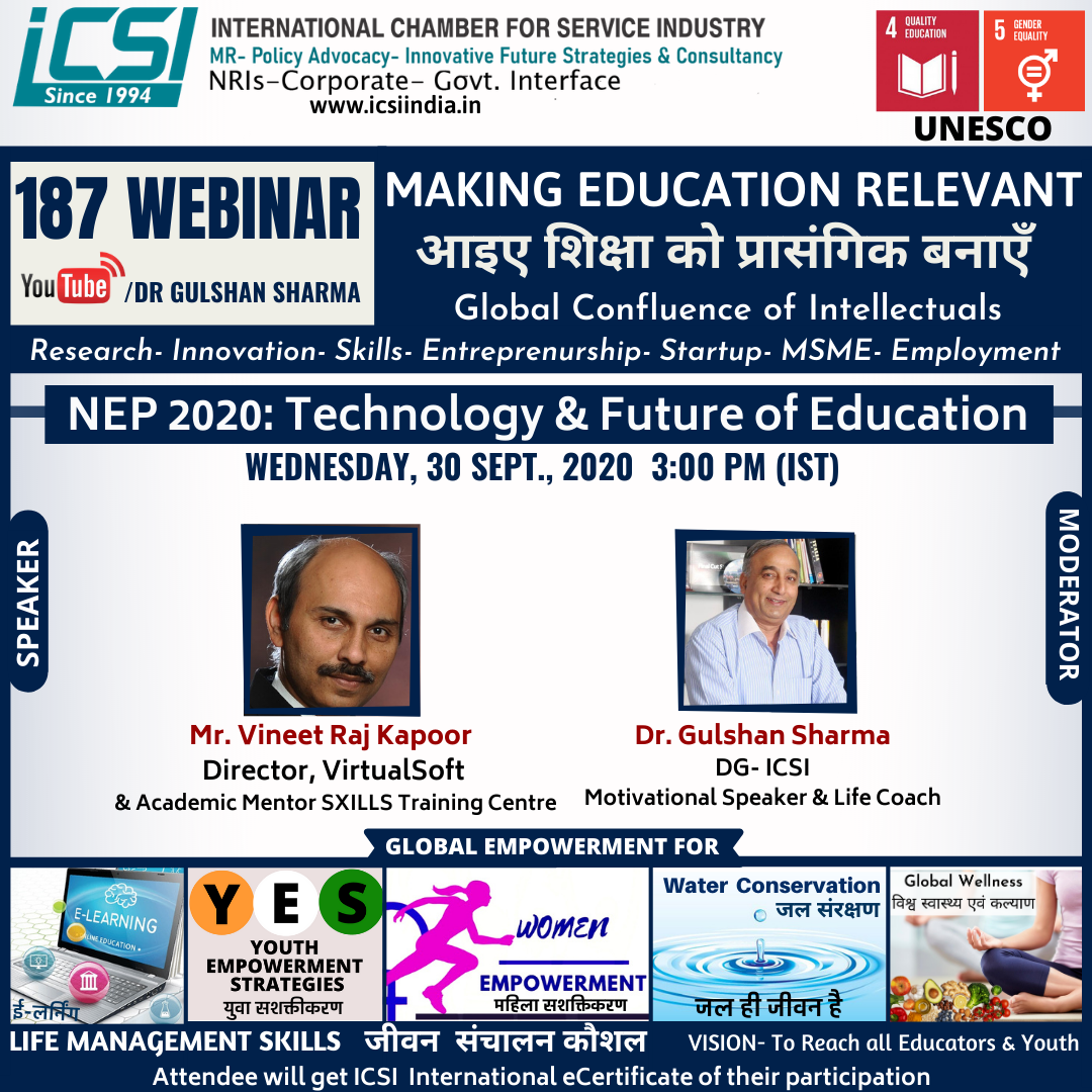 ICSI-1-NEP 2020 Technology and Future of Education