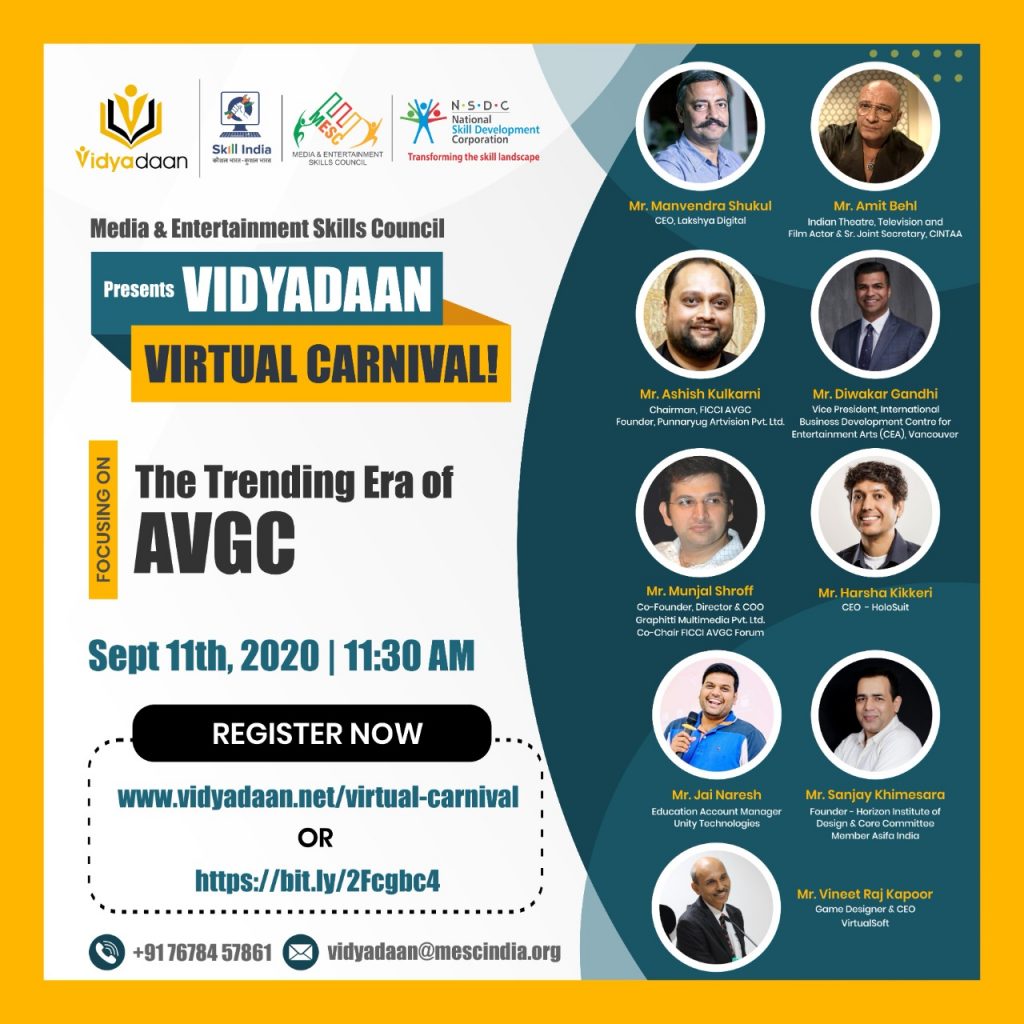 The Trending Era of AVGC - Speaker Vineet Raj Kapoor Vidyadaan carnival
