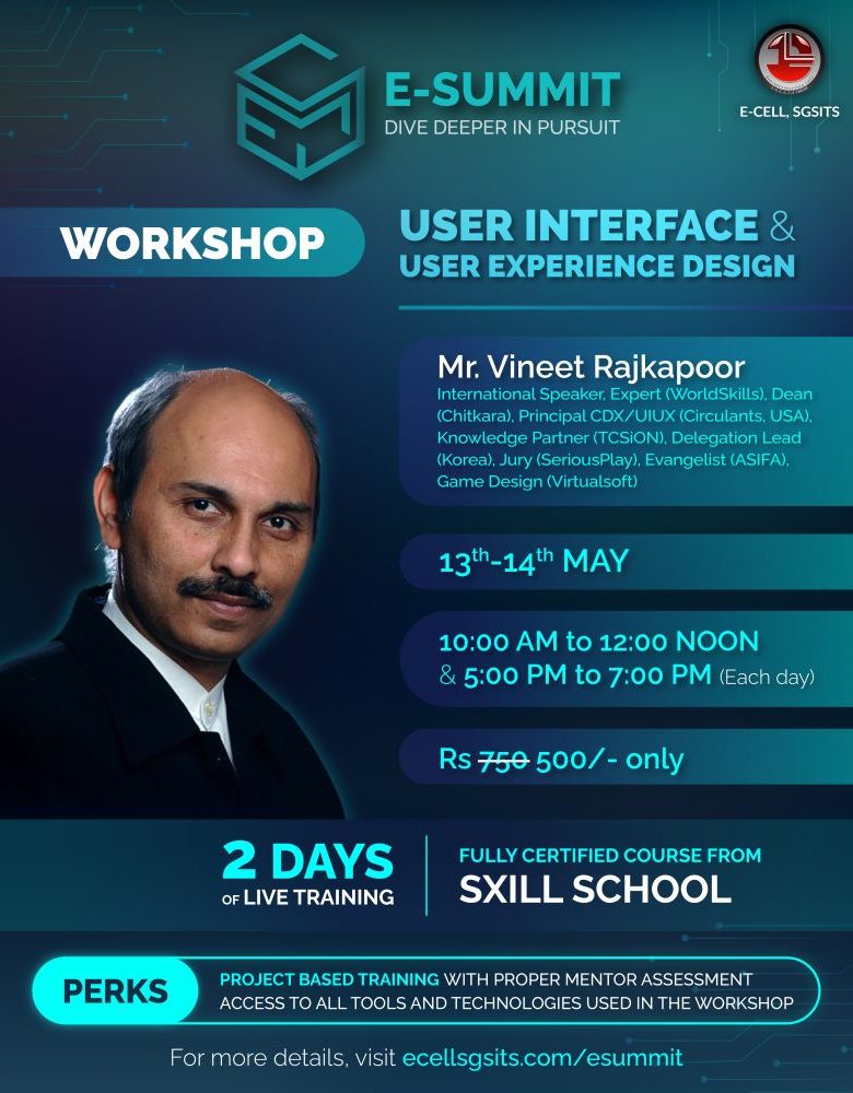 UIUX Workshop Masterclass by Expert Vineet Raj Kapoor