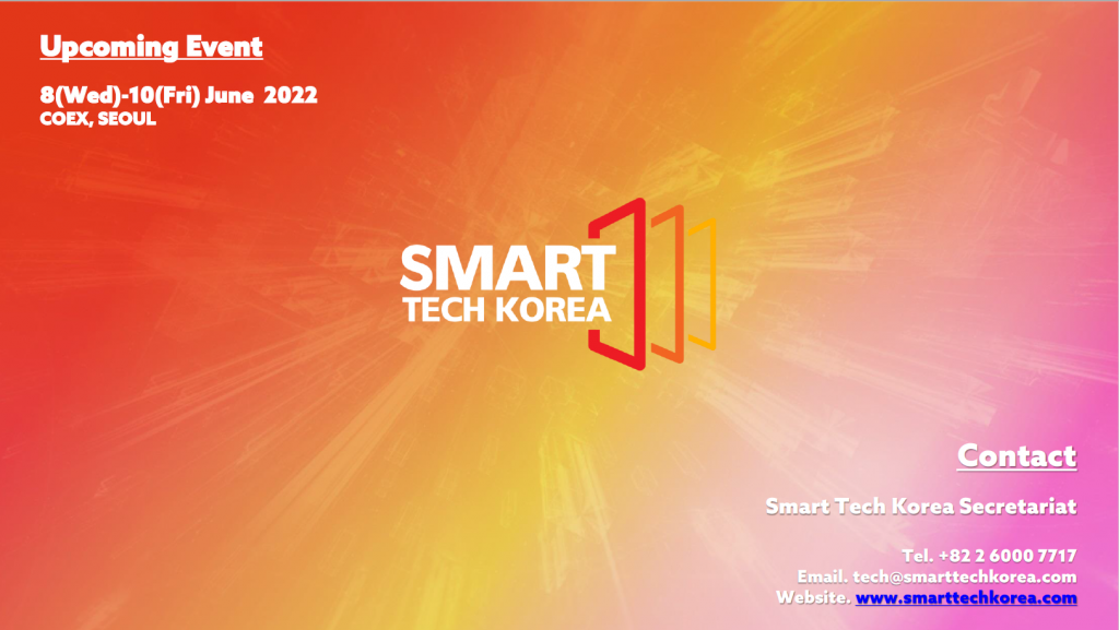 SXILL Founder, Vineet Raj Kapoor, would lead the Indian Delegation to Smarttech, South Korea from 8-10 June 2022.