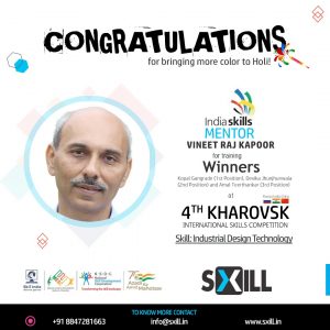 Vineet Raj Kapoor's trained candidates came 1-2-3 at 4th Khabarovsk International Competition