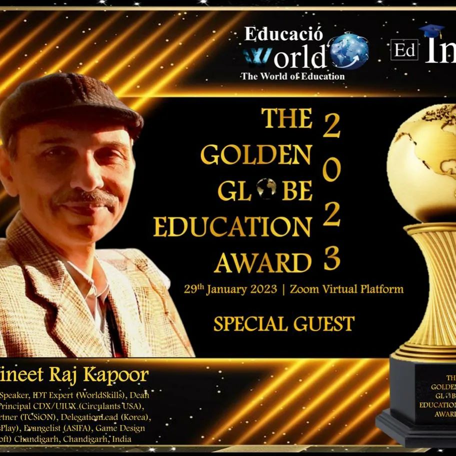 Vineet - International Education Talk at the Golden Globe Education Awards Function