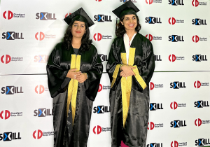 Pooja Arora, Head North Region for MESC (Media and Entertainment Skill Council) was the Guest of Honor for Graphic Designer QP at the Convocation.
