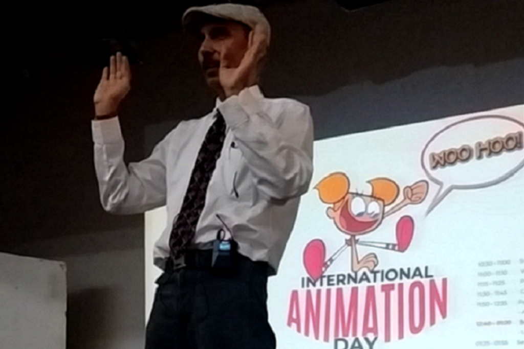 Vineet Raj Kapoor at International Animation Day Chandigarh