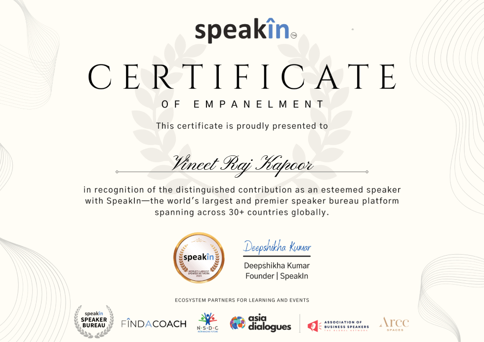 SpeakIN honors Chandigarh Design School Founder